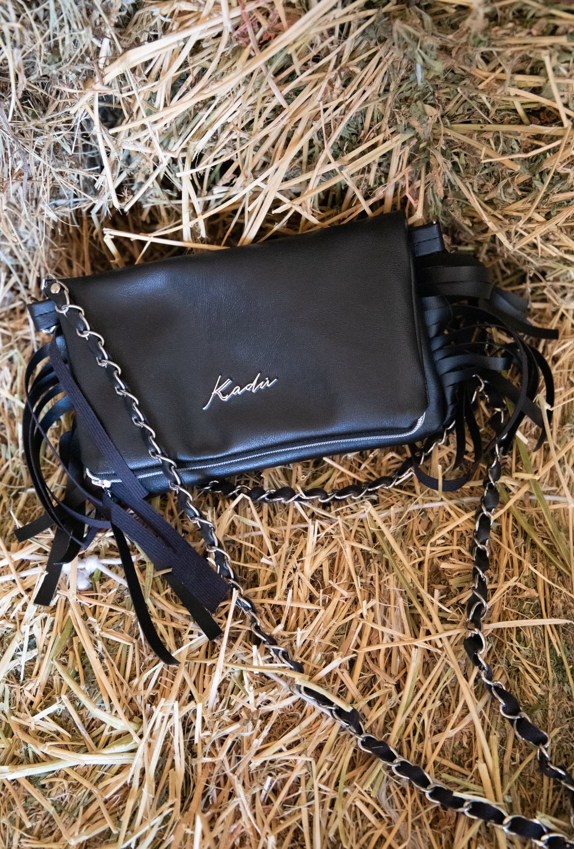 Mini Kadig West Black Eco Cuero