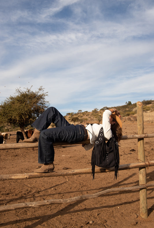 Country Bag Black Velvet