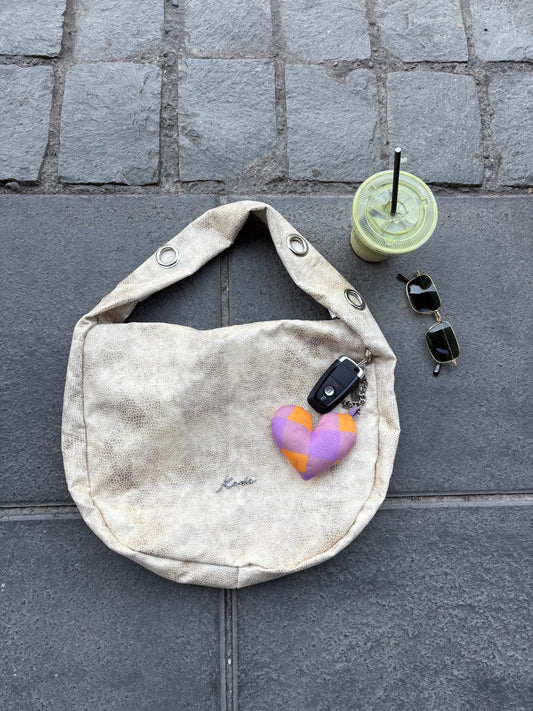 Dora Bag Beige Eco Cuero