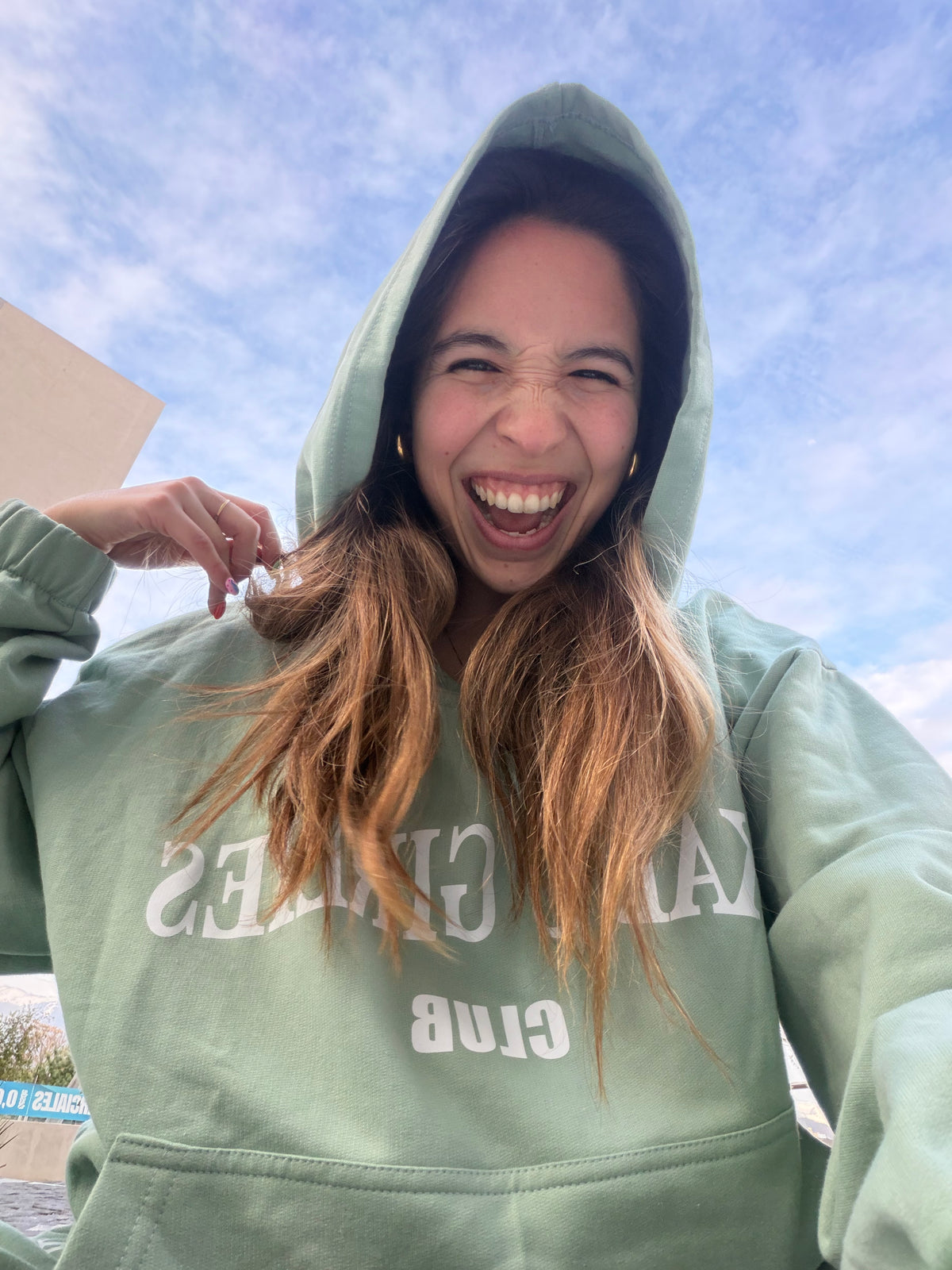 ENVÍO EXPRESS- Hoodie Kadú Girlies Club/Classic Edition Matcha