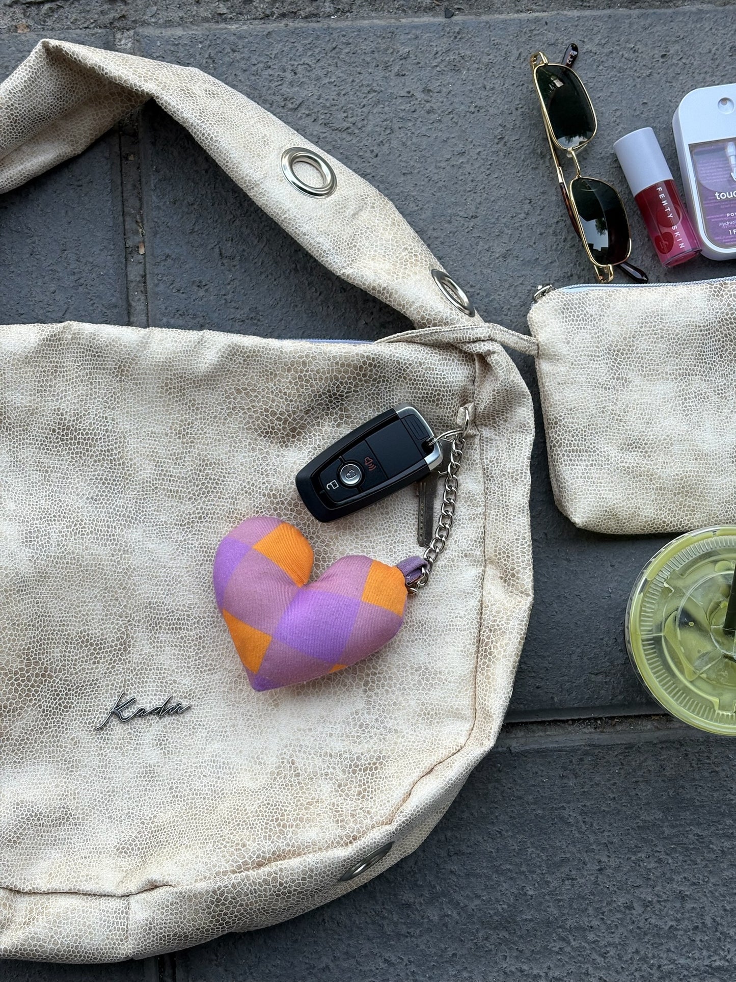 Dora Bag Beige Eco Cuero