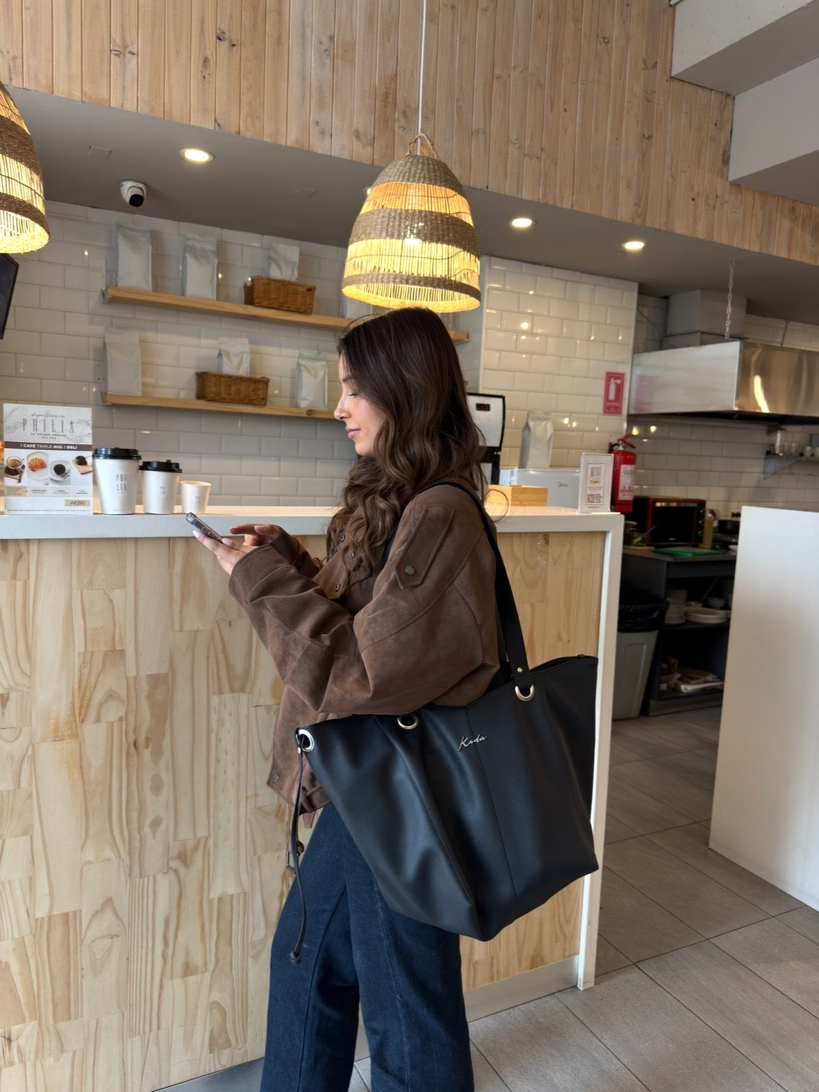Fortune Bag Black Eco Leather