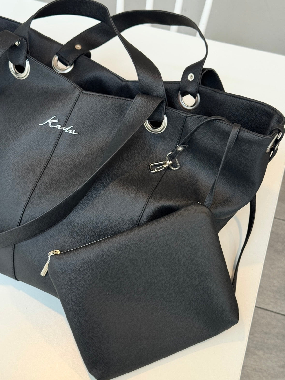 Fortune Bag Black Eco Leather