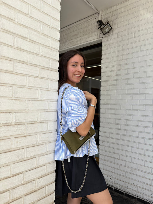 Mini Kadig Olive Eco Cuero