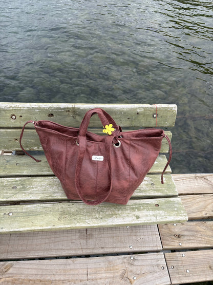 Fortune Bag Cherry Eco Cuero