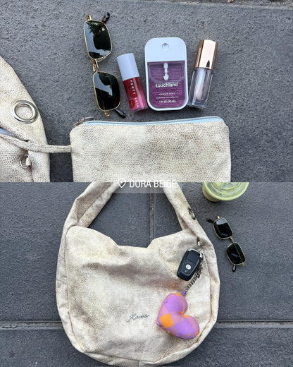 Dora Bag Beige Eco Cuero