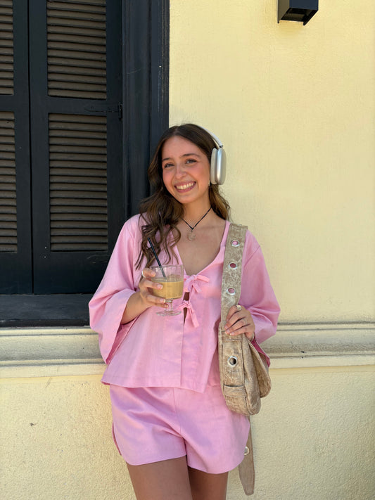 Crêpe Bag Beige Eco Cuero