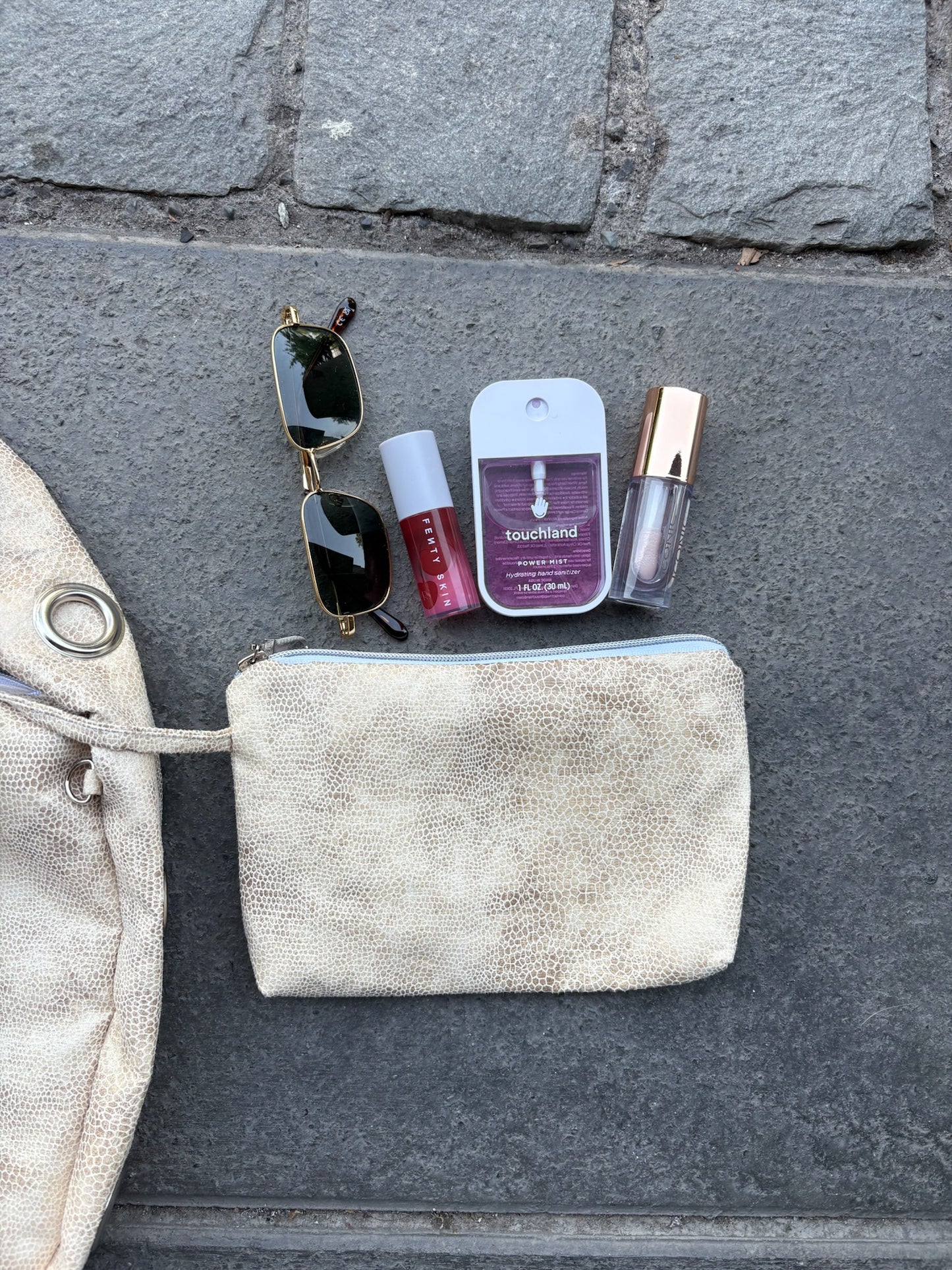 Dora Bag Beige Eco Cuero