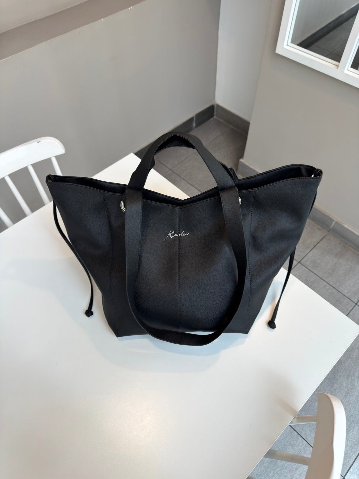 Fortune Bag Black Eco Leather