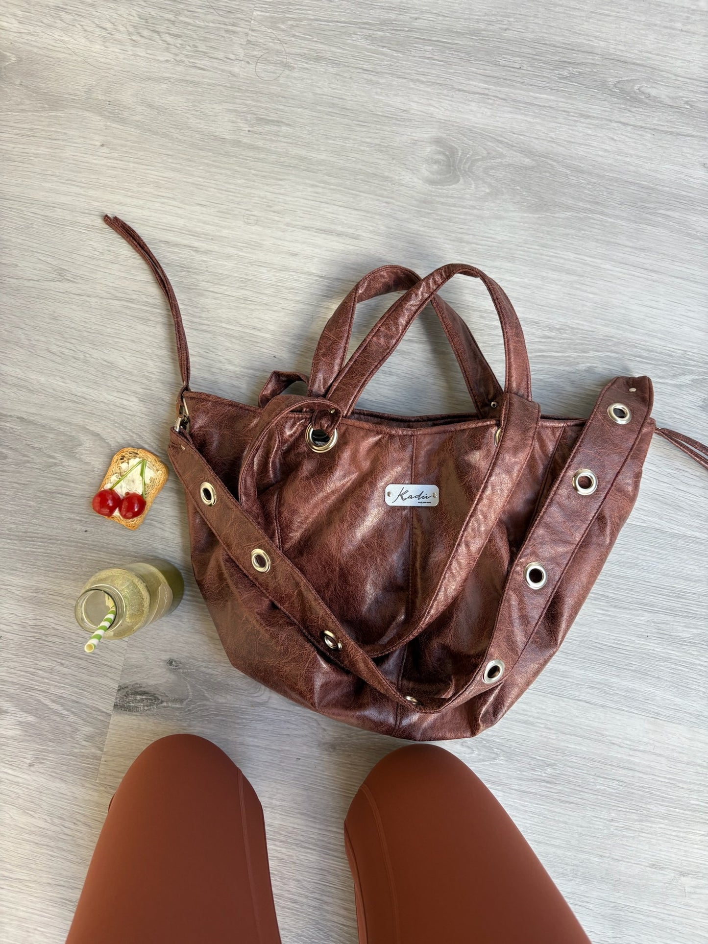 Fortune Bag Cherry Eco Cuero