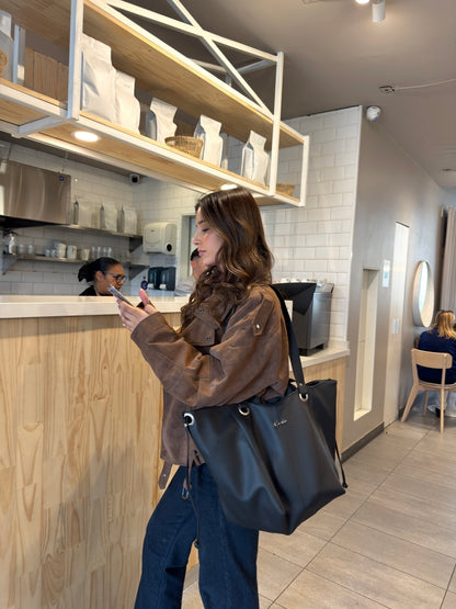 Fortune Bag Black Eco Leather