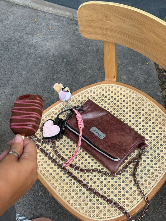 Mini Kadig Cherry Eco Leather