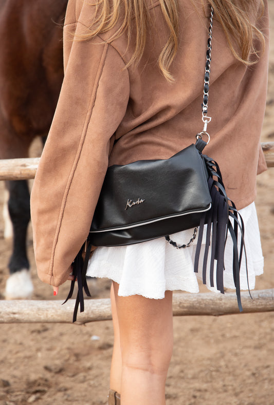 Kadig West Black Eco Cuero